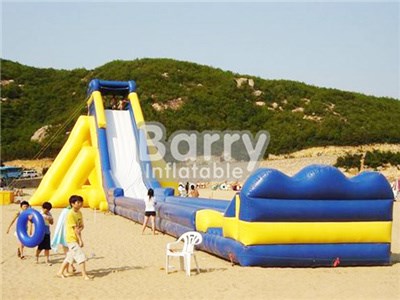 China Manufacturer Yellow Giant Inflatable Water Slide For Adult BY-GS-004